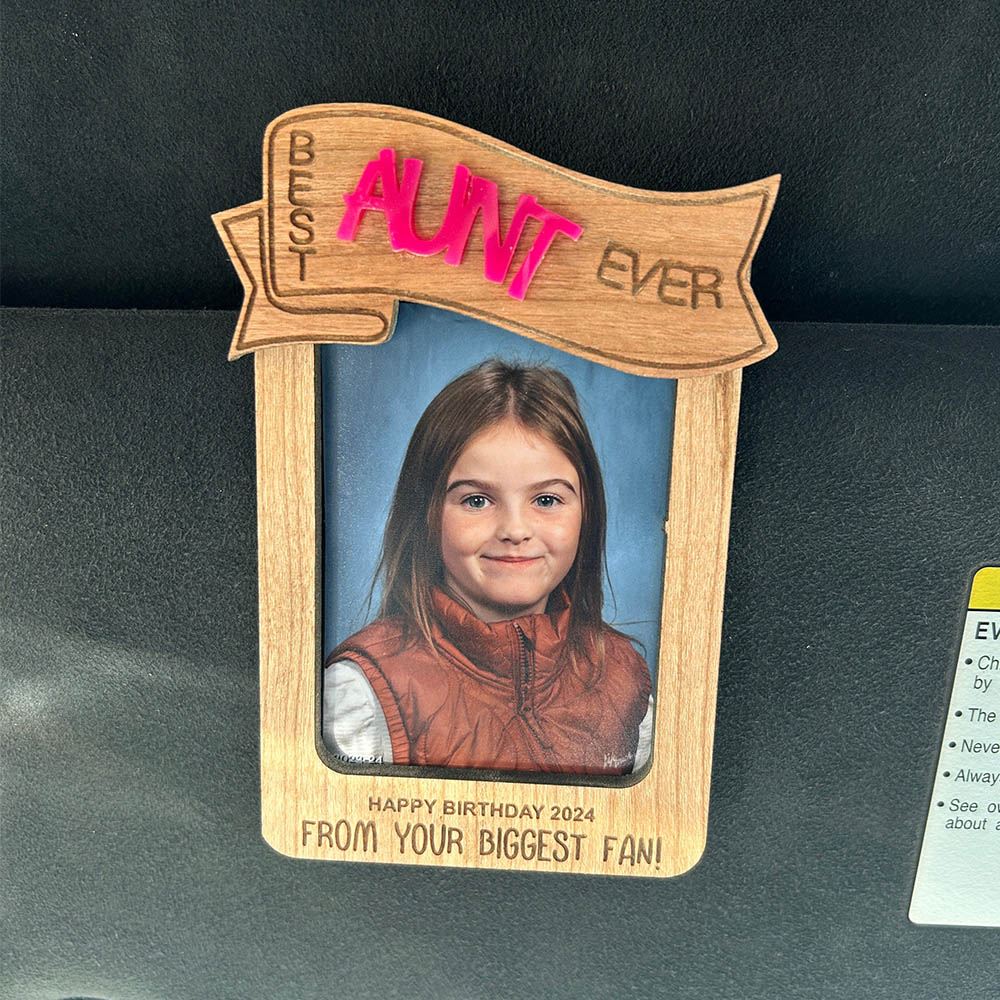 Dad/Grandpa/Papa Photo Car Visor Clip for Father's Day Drive Safe Gift